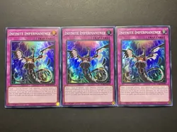3x Infinite Impermanence | RA01-EN075 | Super Rares | 1st Edition | NM | YuGiOh! - Image 1