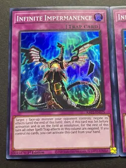 3x Infinite Impermanence | RA01-EN075 | Super Rares | 1st Edition | NM | YuGiOh! - Image 4