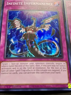 3x Infinite Impermanence | RA01-EN075 | Super Rares | 1st Edition | NM | YuGiOh! - Image 2