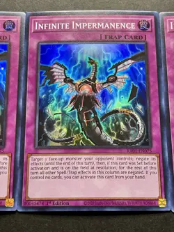 3x Infinite Impermanence | RA01-EN075 | Super Rares | 1st Edition | NM | YuGiOh! - Image 5