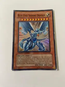Blue-Eyes Shining Dragon - MOV-EN001 - Super Rare - Limited Edition HP YuGiOh! - Image 1