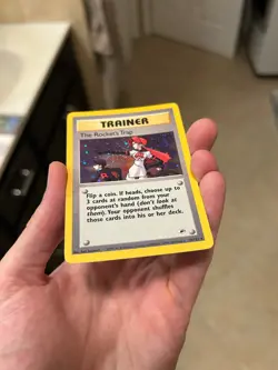 The Rocket’s Trap Holo 19/132 Pokemon Card Gym Heroes Vintage 2000 Near Mint - Image 4