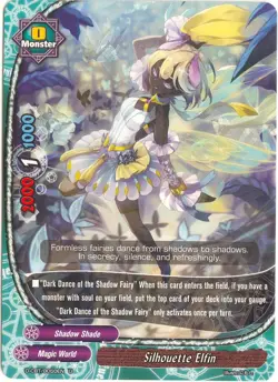 Bushiroad Future Card Buddyfight Silhouette Elfin D-CBT/0050EN U Magic World - Image 1