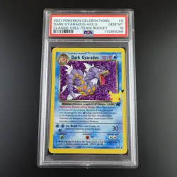 PSA 10 Dark Gyarados 8/82 Celebrations Classic Collection Holo Pokemon Card - Image 1
