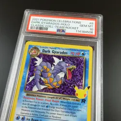 PSA 10 Dark Gyarados 8/82 Celebrations Classic Collection Holo Pokemon Card - Image 2