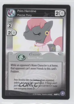 2014 My Little Pony Collectible Card Game Prim Hemline #69 1i3 - Image 1