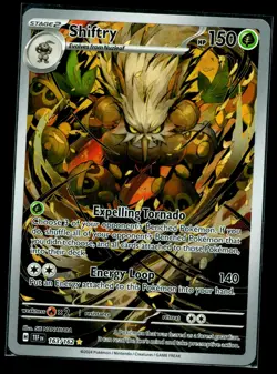 Shiftry Full Art [NM] - Pokemon Card Game (Temporal Forces #163/162) Ultra Rare - Image 1