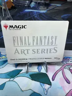 50 Cloud, Ex-SOLDIER Art Series Card 50/53 Final Fantasy MTG Magic FIN Makimura - Image 4