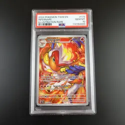 PSA 10 Infernape 173/167 Twilight Masquerade Holo Full Art Graded Pokemon Card - Image 1