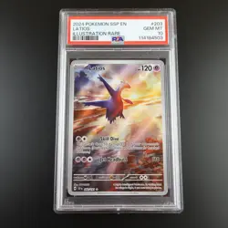 PSA 10 Latios 203/191 Surging Sparks IR Graded Pokemon Card - Image 1