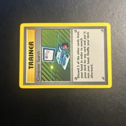 Computer Search 71/102 Base Set Pokemon Card Regular Rare Moderately Played MP - Image 2