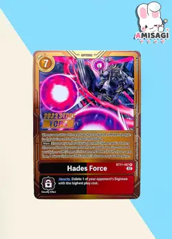 Digimon Trading Card Hades Force BT11-107 PROMO Card Store Championship TCG - Image 1