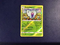 Butterfree 3/149 Sm Base Set Reverse Holo Pokemon Card NM+ - Image 1
