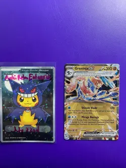 Greninja ex - GameStop Metal Card - 106/167 - Promo NM, English Pokemon Twilight - Image 1