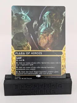 1x Plaza of Heroes (#33) - Extended Art NM Eng MTG - Edge of Eternities - Image 1