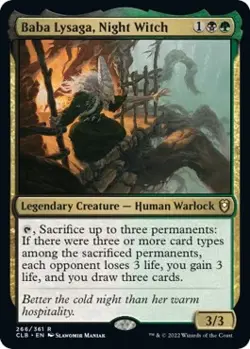 Foil - Baba Lysaga, Night Witch - 266 / NM / English MTG - Image 1