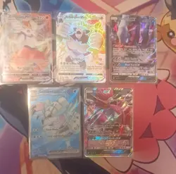 5x Rare Full Art Holo Pokemon Card Lot - All Cards Are Near Mint NM+ ✅ - Image 1