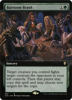 Foil - Barroom Brawl (Extended Art) - 587 / NM / English MTG - Image 1