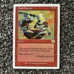 Final Fortune Classic MTG Core Set 6th Edition Regular - Image 1