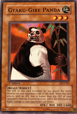 Gyaku-Gire Panda - Dark Crisis DCR-021 1st Edition Common YuGiOh TCG Card - Image 1