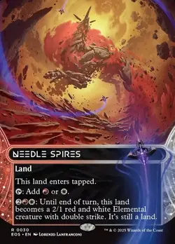 1x Needle Spires (#30) - Extended Art NM Eng MTG - Edge of Eternities - Image 1