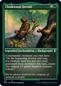 Foil - Cloakwood Hermit (Foil Etched) - 514 / NM / English MTG - Image 1