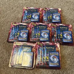 Pokemon TCG Lightning Set 4 Packs + 1 Bonus Card! New/Sealed! - Image 1