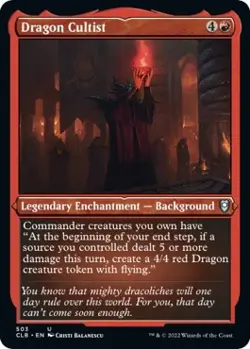 Foil - Dragon Cultist (Foil Etched) - 503 / NM / English MTG - Image 1