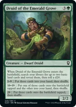 Foil - Druid of the Emerald Grove - 226 / NM / English MTG - Image 1