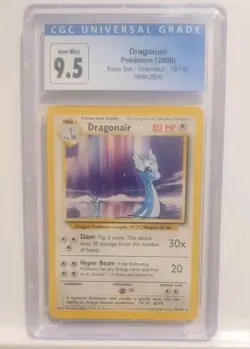 Pokemon Dragonair Base Set Unlimited Rare #18 CGC 10 (old blue label 9.5) - Image 1