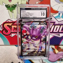 CGC 10 Crobat V TG20/TG30 Trainer Gallery - Lost Origin - Pokemon - SHIPS FAST - Image 1