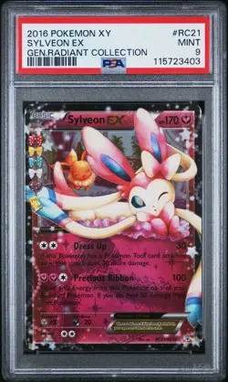 2016 Pokemon Generations Radiant Collection Sylveon RC21 PSA 9 - Image 1