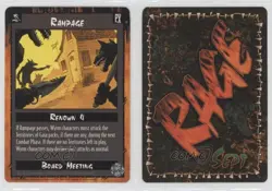 1996 Rage - Legacy of the Tribes Collectible Card Game Rampage 0b0g - Image 3