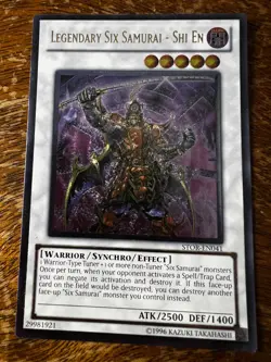 Legendary Six Samurai - Shi En STOR-EN041 - MISPRINT COLOR - Near Mint - Yugioh - Image 1
