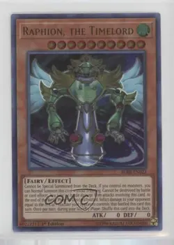 Raphion the Timelord 1st Ed. YuGiOh Battles of Legends: Relentless Revenge 00jz - Image 1