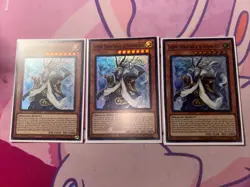 Sauravis Dragon Sage of the Voiceless Voice PHNI-EN021 Super Rare Yugioh Playset - Image 1
