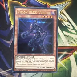 Yugioh! Vision HERO Vyon DUSA-EN021 Ultra Rare 1st Edition NM - Image 1