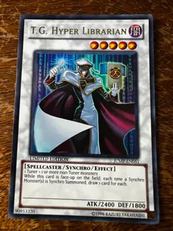 T.G. Hyper Librarian JUMP-EN051 - Limited Edition YuGiOh - Near Mint - Image 1