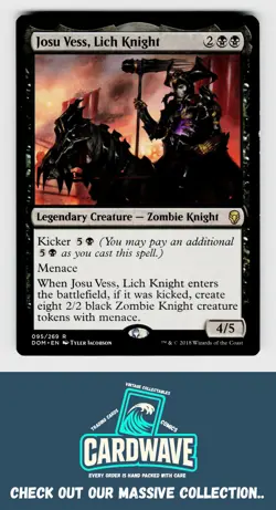 1x Josu Vess, Lich Knight :- Magic: The Gathering Card (Rare/Mythic Rare) - Image 1