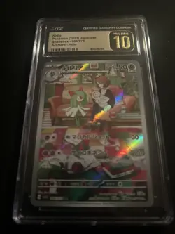 CGC PRISTINE 10 Kirlia 084/078 Scarlet ex SV1s Japanese AR Pokemon Card - Image 1
