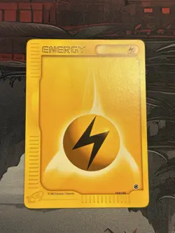 Lightning Electric Energy 163/165 VLP Expedition E Reader Pokemon Card! - Image 2