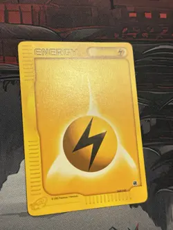 Lightning Electric Energy 163/165 VLP Expedition E Reader Pokemon Card! - Image 3