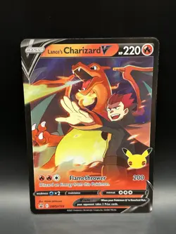 Lance’s Charizard V SWSH133 - Pokemon Sword & Shield Black Star Promo Card - NM - Image 1