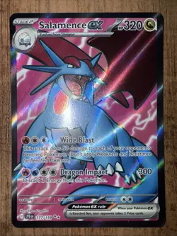 Salamence ex 177/159 (JTG) Journey Together NM Full Art Pokemon Card - Image 1