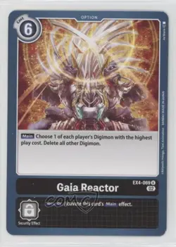 2023 Digimon Card Game - Alternative Being Gaia Reactor #EX04-069 0q1p - Image 1