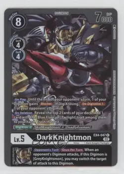 2023 Digimon Card Game - Alternative Being Rare DarkKnightmon #EX04-047 0q1p - Image 1