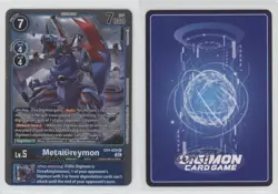 2023 Digimon Card Game - Alternative Being Rare MetalGreymon #EX04-020 0q1p - Image 3