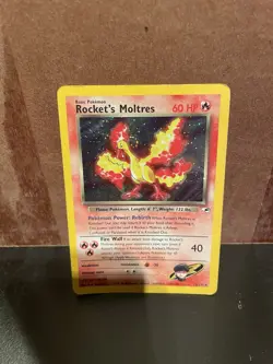 Moltres Holo WOTC Pokemon Card 12/62 Fossil Set Rare Original 1999 Vintage - Image 4