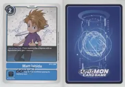 2021 Digimon Card Game - Starter Deck Cocytus Blue Rare Matt Ishida #ST2-12 gl9 - Image 3