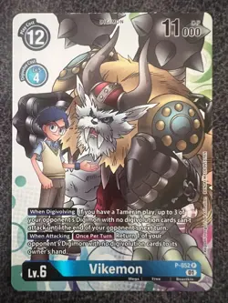 Digimon Card Game Vikemon P-052 P Next Adventure Near Mint - Image 1